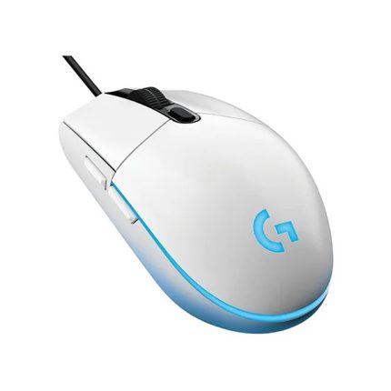 Logitech G102 Lightsync RGB USB Gaming Mouse – White Color